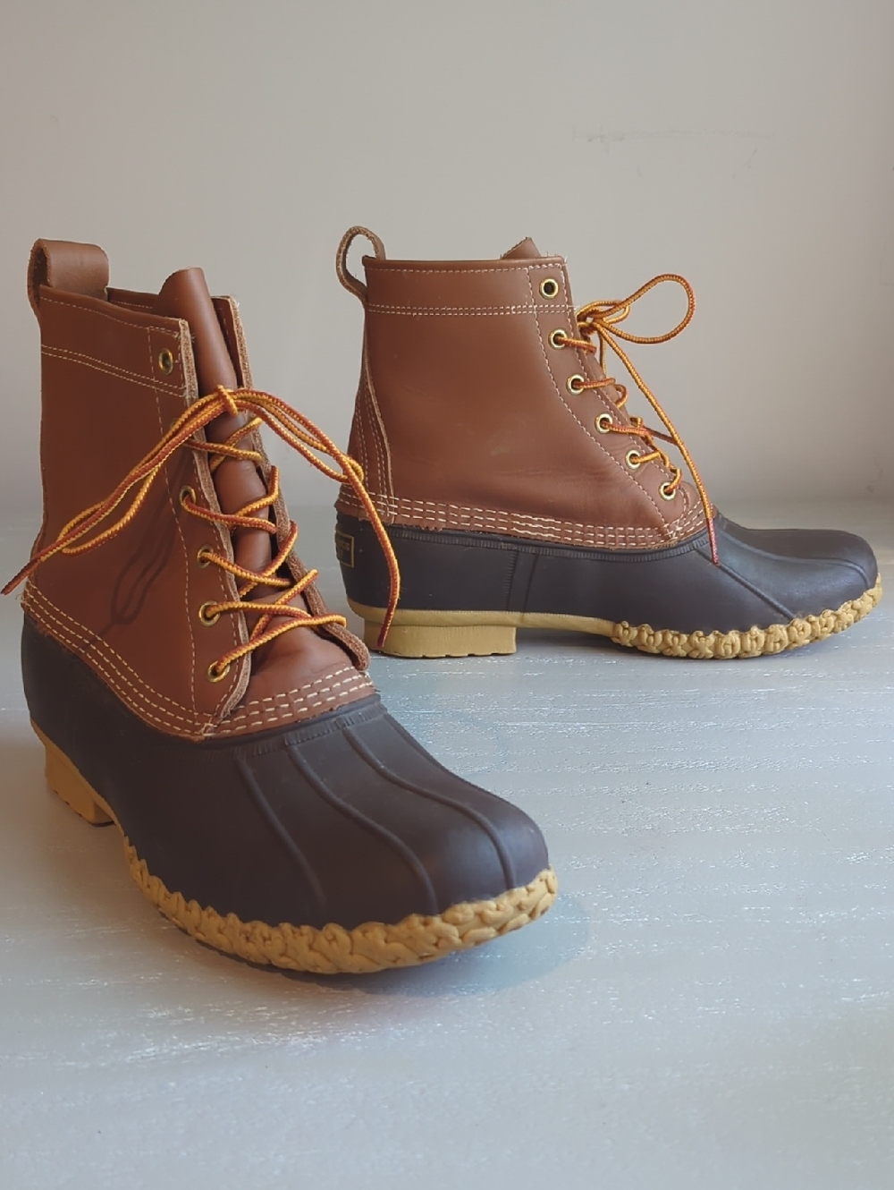 LL Bean Boots 8" Tan Mens 10